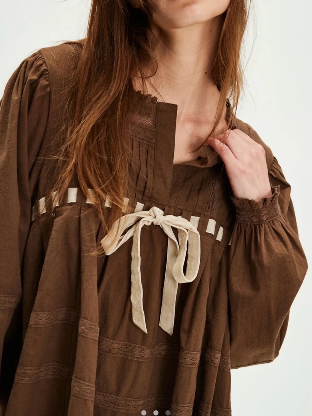 Free People Tea Time Mini Dress Small - Picture 3 of 13